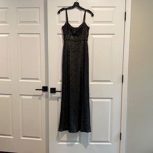 BCBG black sequins dress never worn xs